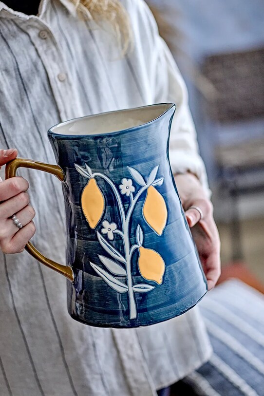 Bloomingville carafă Feriha 3 L 82060469 albastru