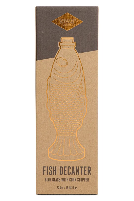 Karafa Gentlemen's Hardware Fish Decanter modrá GEN857UK