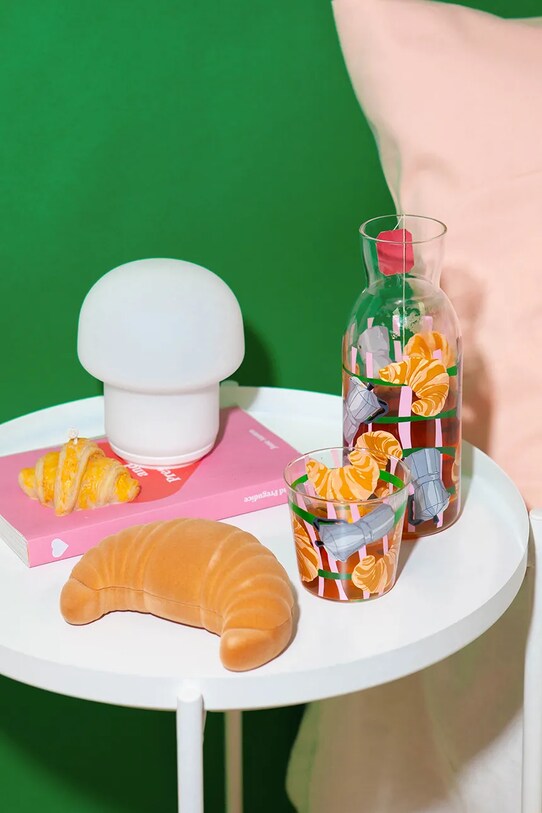 Kuchyň a bar Karafa se sklenicí DOIY Good Morning Jar & Glass DYJGLGM vícebarevná