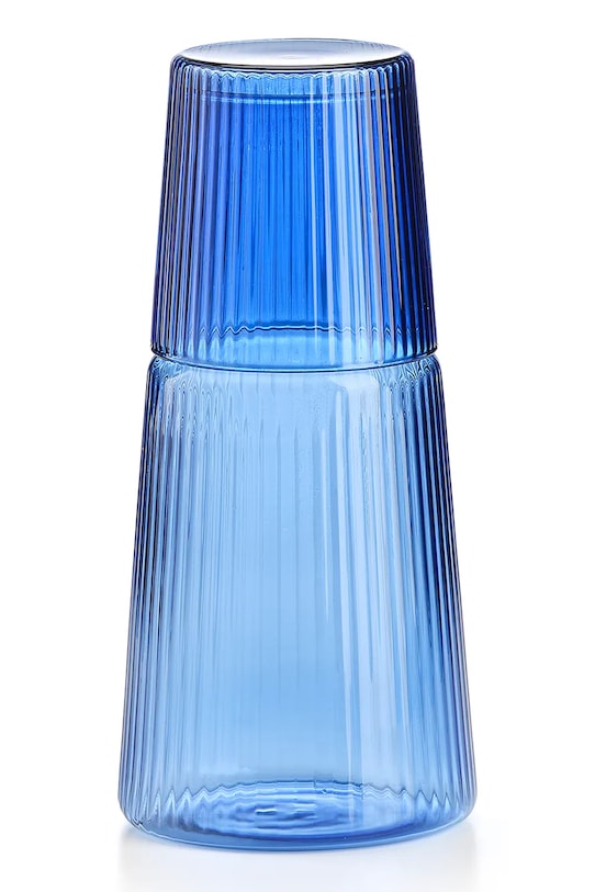 IVV karafka ze szklanką Narciso 0,6 + 0,23 L niebieski 8799.1