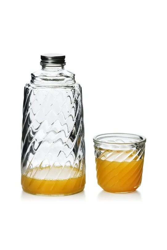 Karafa s pohárom home & lifestyle Hollie 1,1 L HTID1350 priesvitná AA00