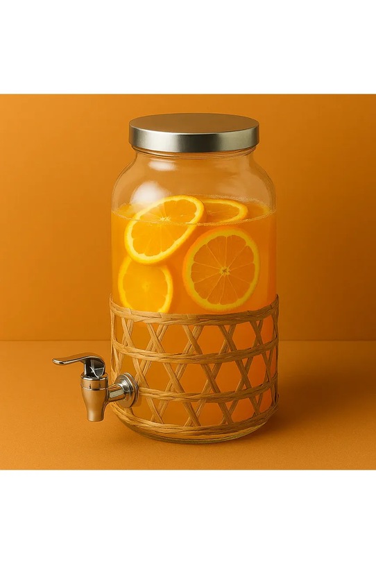 Kuchyňa a bar Dávkovač vody s vekom a kohútikom Affek Design Modern Kitchen 3,5 L HTIA8135.SR priesvitná