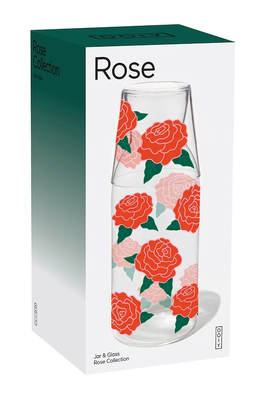 DOIY kozarec iz stekla pisana DYJGLROS