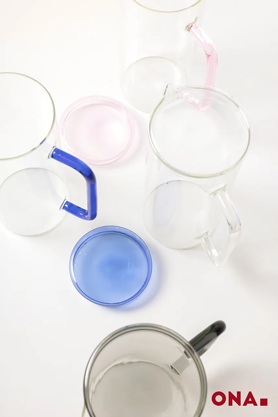 Kuchnia i bar ONA dzbanek ze szkła borokrzemianowego 1,2 l 707343 transparentny