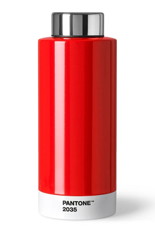Pantone butelka termiczna ze stali nierdzewnej 0,63 l czerwony 101122035