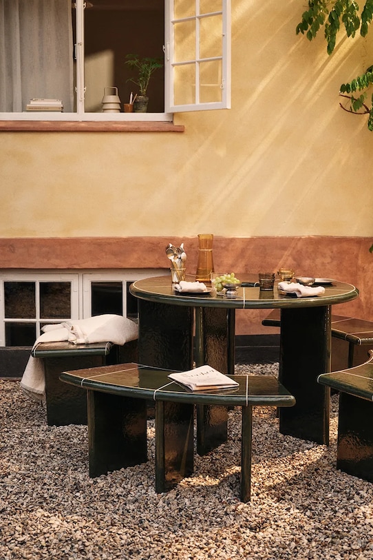 Ferm Living karafka ze szkła barwionego 25 x 11 cm żółty 1104272741