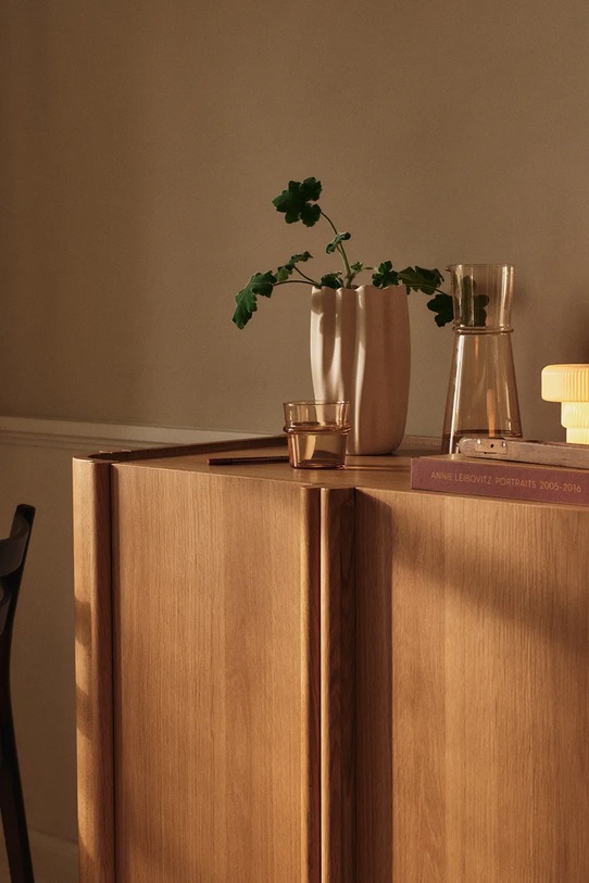 Ferm Living karafka ze szkła barwionego 25 x 11 cm 1104272741 żółty