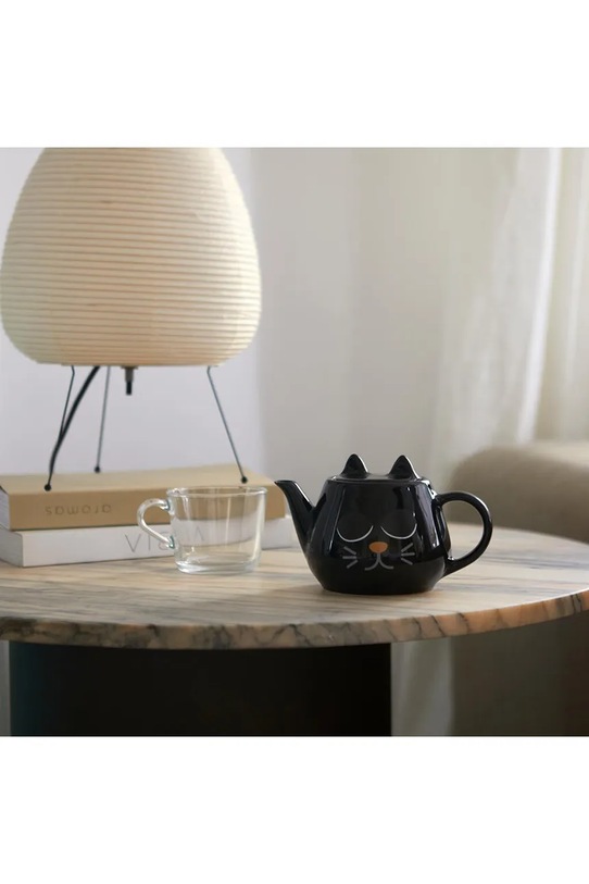 Balvi dzbanek do herbaty Wake Cat 10,8 x 18 x 12 cm 28143 czarny