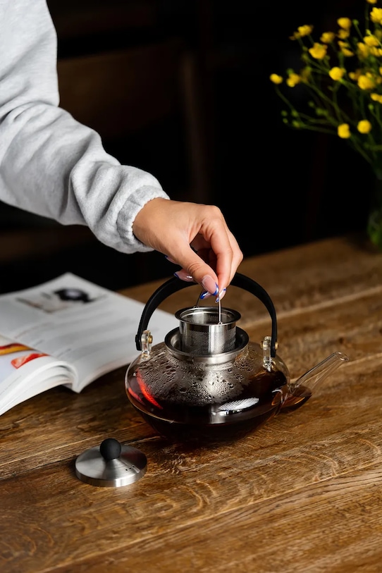 Vialli Design zaparzacz do herbaty 800 ml 1630 szary