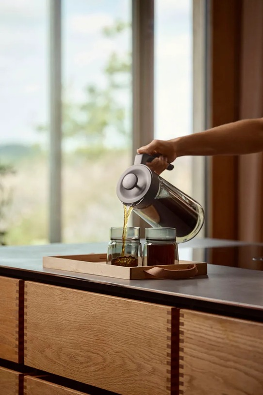 Jacob Jensen kawiarka tłokowa Nordic 0,8 L szary 34544.