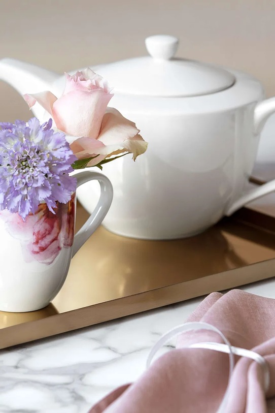 Villeroy & Boch dzbanek do herbaty z porcelany 450 ml 10.4153.0630 biały AA00