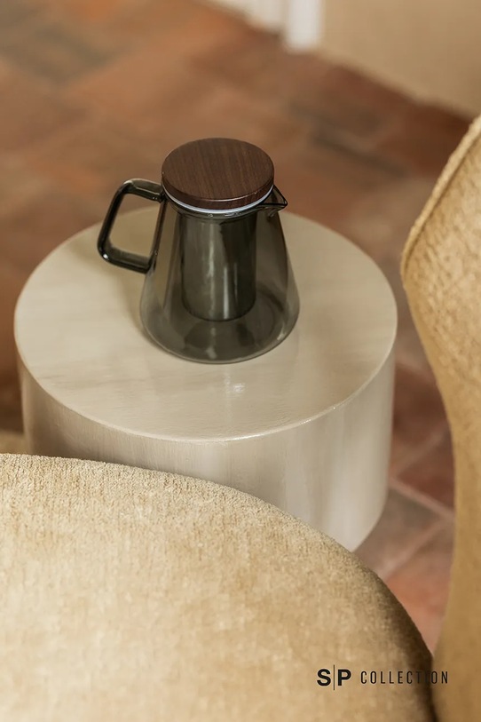 Kuchnia i bar S|P Collection dzbanek do herbaty ze szkła barwionego 930 ml 800202 szary