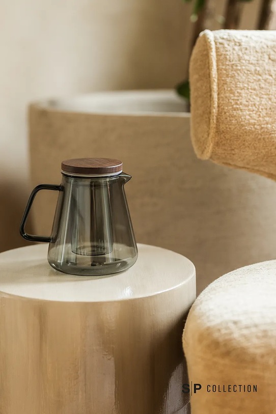 S|P Collection carafă pentru ceai din sticlă colorată 930 ml gri 800202