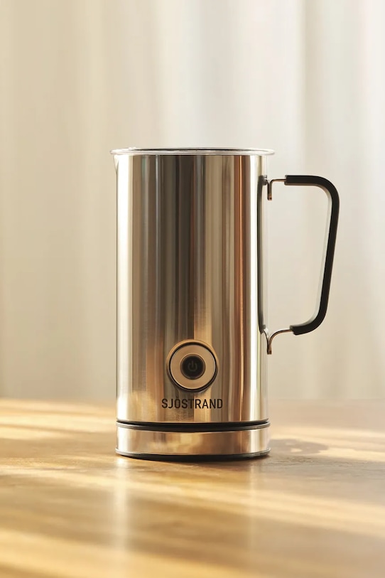 Κουζίνα και μπαρ Sjostrand αφροποιητής για γάλα από ανοξείδωτο χάλυβα 20,5 x 12,5 x 15,5 cm F1.ST.EU.A γκρί