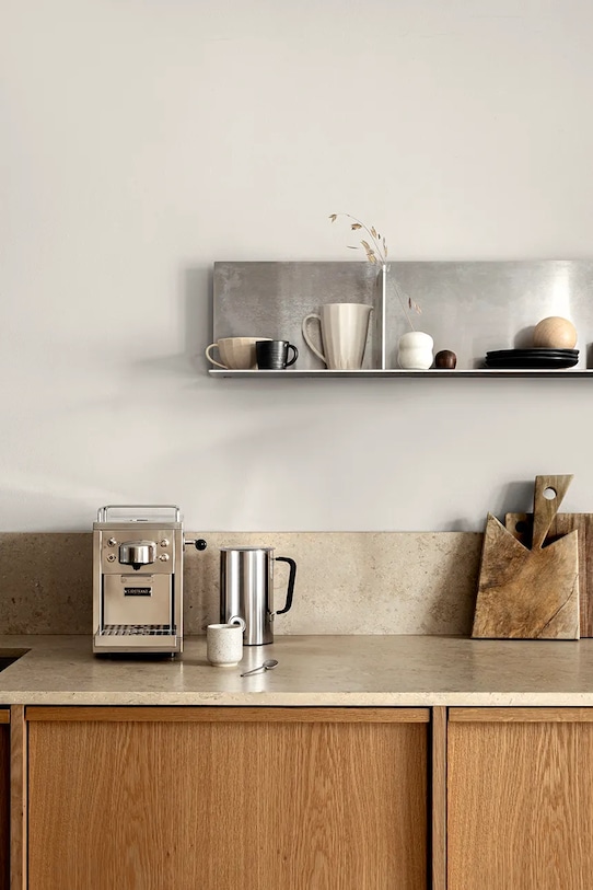 Sjostrand αφροποιητής για γάλα από ανοξείδωτο χάλυβα 20,5 x 12,5 x 15,5 cm γκρί F1.ST.EU.A