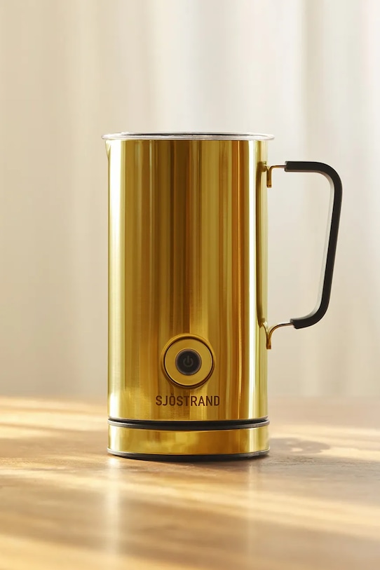 Кухня и бар Sjostrand Вспениватель для молока из нержавеющей стали 20,5 x 12,5 x 15,5 cm F1.BR.EU.A жёлтый