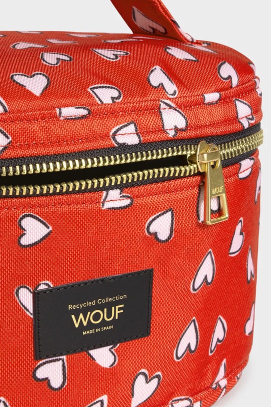 WOUF borsa da toilette Crush M250006 rosso AA00