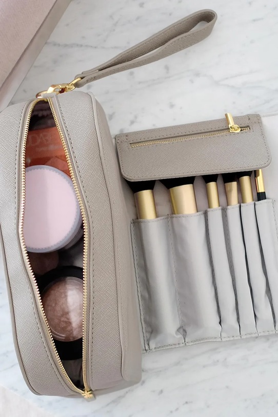 Stackers borsa cosmetica con tasche per pennelli 0 beige 74300