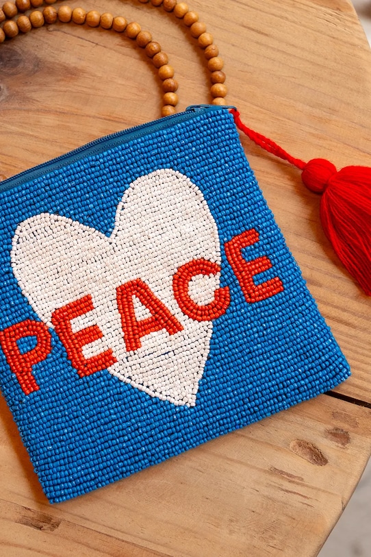 Αξεσουάρ Νεσεσέρ καλλυντικών Helio Ferretti Peace 16 x 14 cm 122693 μπλε