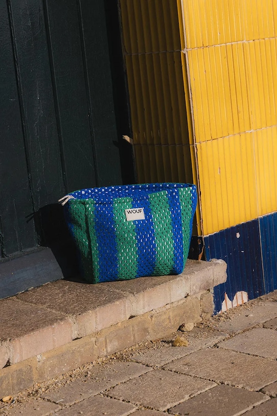 WOUF borsa da toilette blu MBTO250010