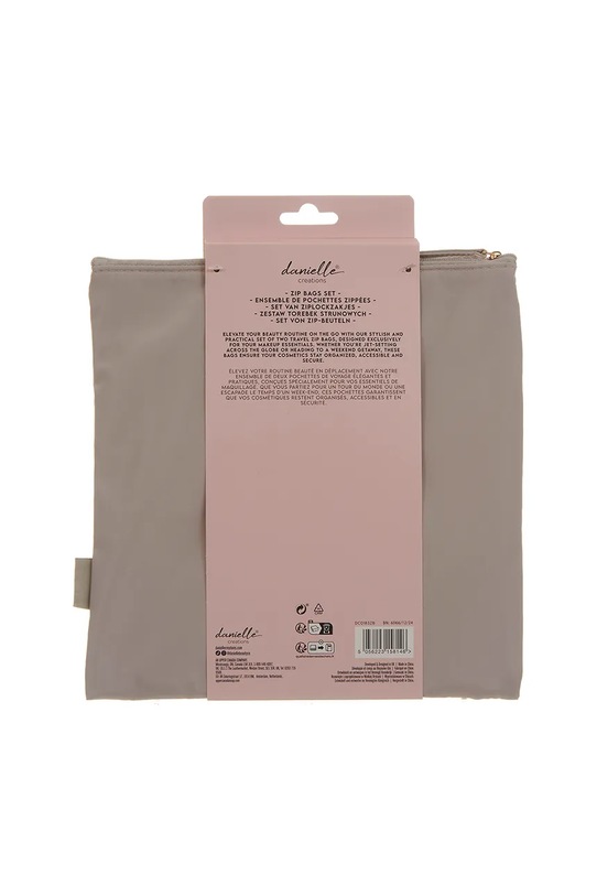 Danielle Beauty kosmetyczka podróżna 25 x 25 / 23 x 23 cm 2-pack DC0183ZB multicolor AA00