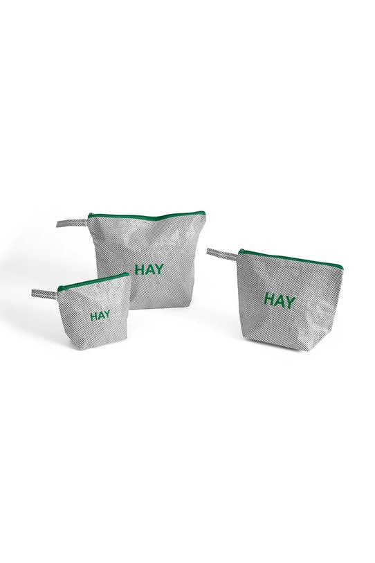 Σετ τσαντάκια HAY Candy Mono Wash Bag 3-pack γκρί AE750.E493.AB48
