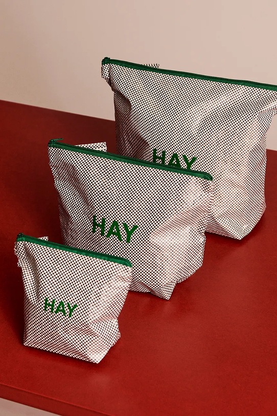 HAY tasak készlet Candy Mono Wash Bag 3 db AE750.E493.AB48 szürke AA00