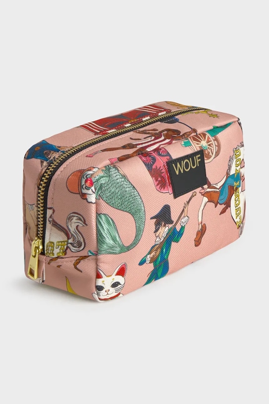 Cestovná kozmetická taštička WOUF Circus 20 x 13 x 9.5 cm TT250009 ružová AA00
