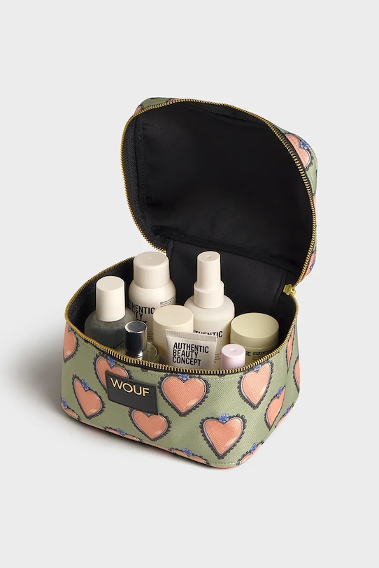Doplnky Cestovná kozmetická taštička WOUF Glow 20 x 12 x 15 cm TV250010 zelená