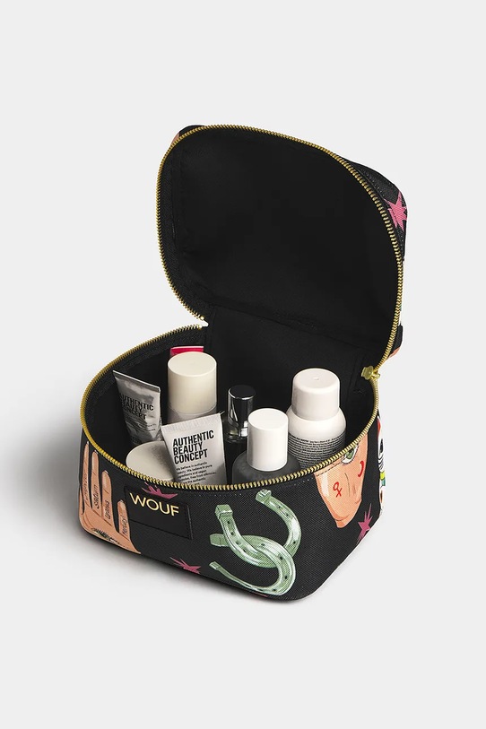 Αξεσουάρ Νεσεσέρ ταξιδιού WOUF Fortuna 20 x 12 x 15 cm TV250011 μαύρο