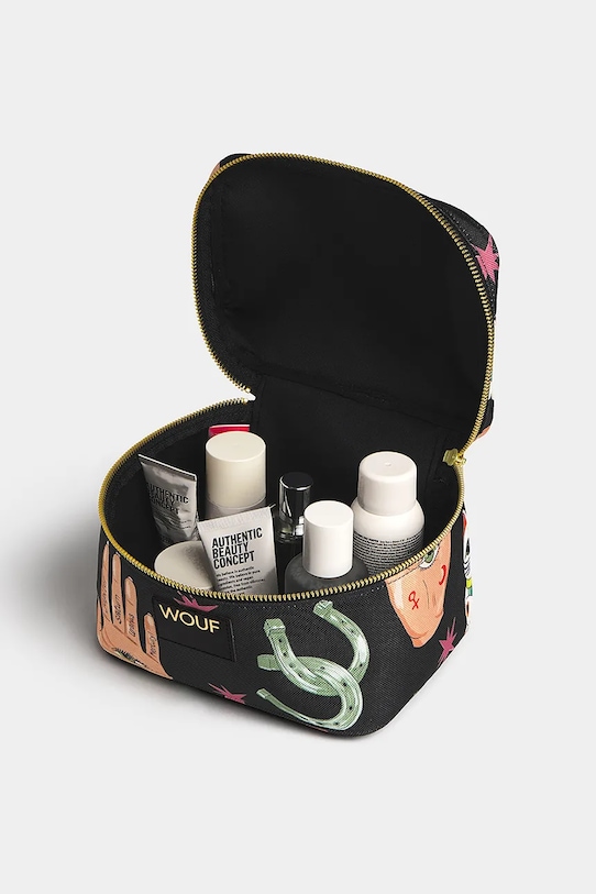 Doplnky Cestovná kozmetická taštička WOUF Fortuna 20 x 12 x 15 cm TV250011 čierna