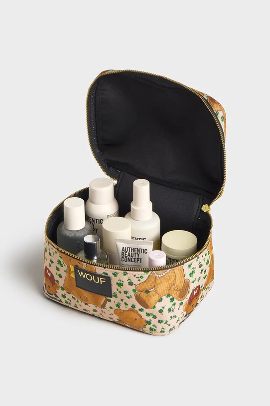 Home SPA WOUF trusă cosmetică de călătorie Cute 20 x 12 x 15 cm TV250013 bej
