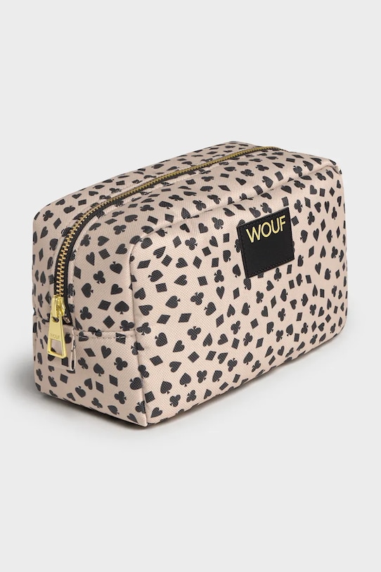 Cestovná kozmetická taštička WOUF Lucky 20 x 13 x 9.5 cm TT250014 béžová AA00