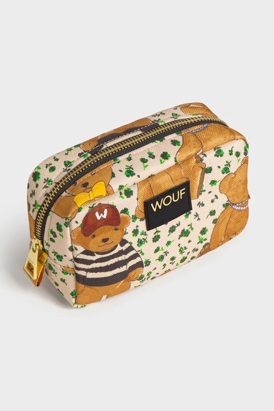 Козметична чанта за път WOUF Cute 15 x 10 x 6.5 cm TM250013 бежов AA00