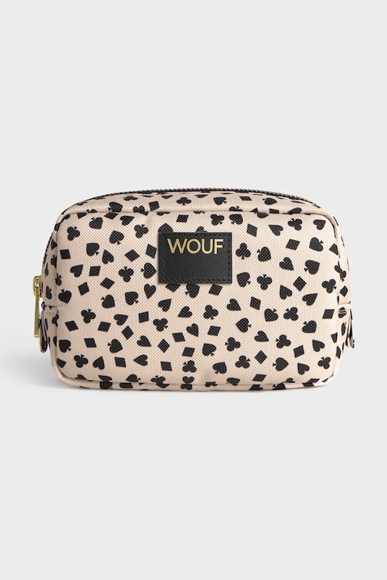 WOUF pochette (beauty case) da viaggio Lucky 15 x 10 x 6.5 cm beige TM250014