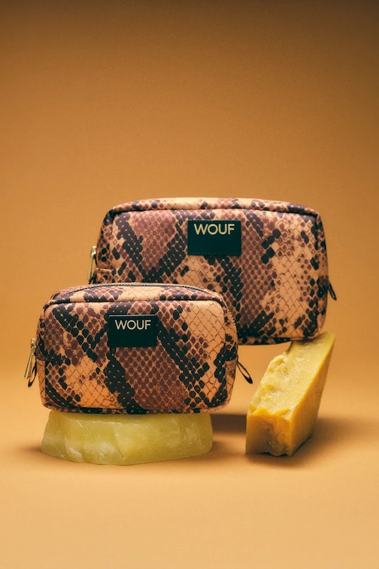 Козметична чанта за път WOUF Boa 20 x 13 x 9.5 cm TT250016 жълт