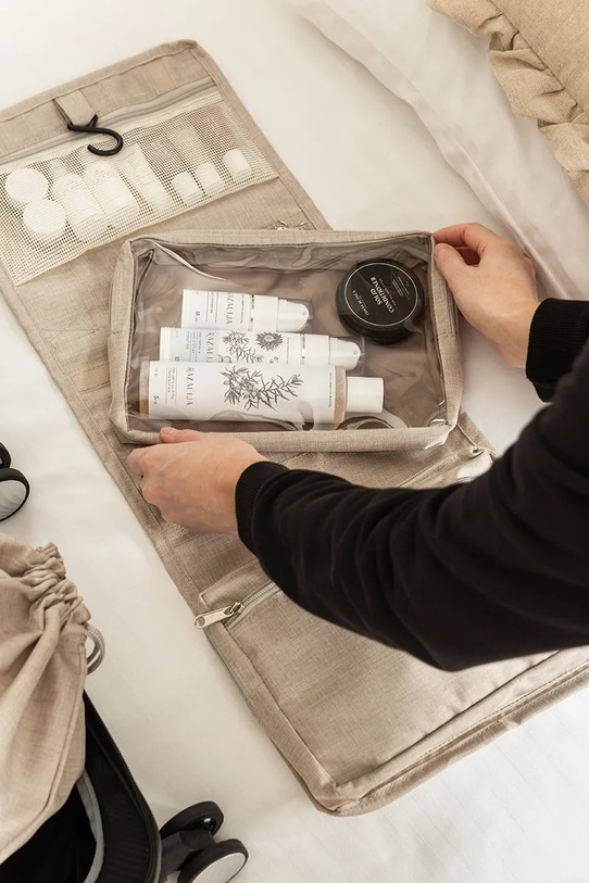 Bigso Box of Sweden kosmetyczka podróżna Travel 26 x H8 cm 6946S0201.99 beżowy AA00