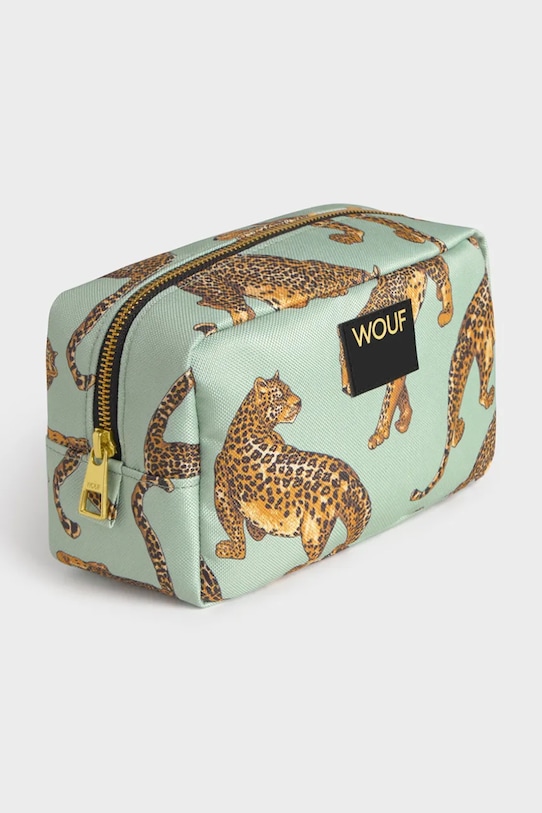 Cestovná kozmetická taštička WOUF Emerald Leopard 20 x 9,5 x 13 cm TT260002 viacfarebná AA00