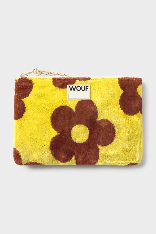 Bavlnená kozmetická taška WOUF Phi Phi 21 x 13 cm žltá PP260017