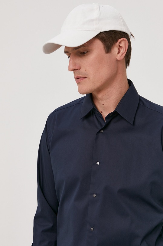 Karl Lagerfeld - Koszula 500699.605000 bawełna granatowy 500699.605000