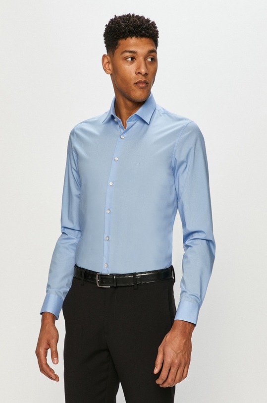 Calvin Klein - Košeľa K10K103025.NOS modrá