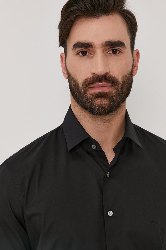 Košile Calvin Klein slim černá K10K103025.NOS