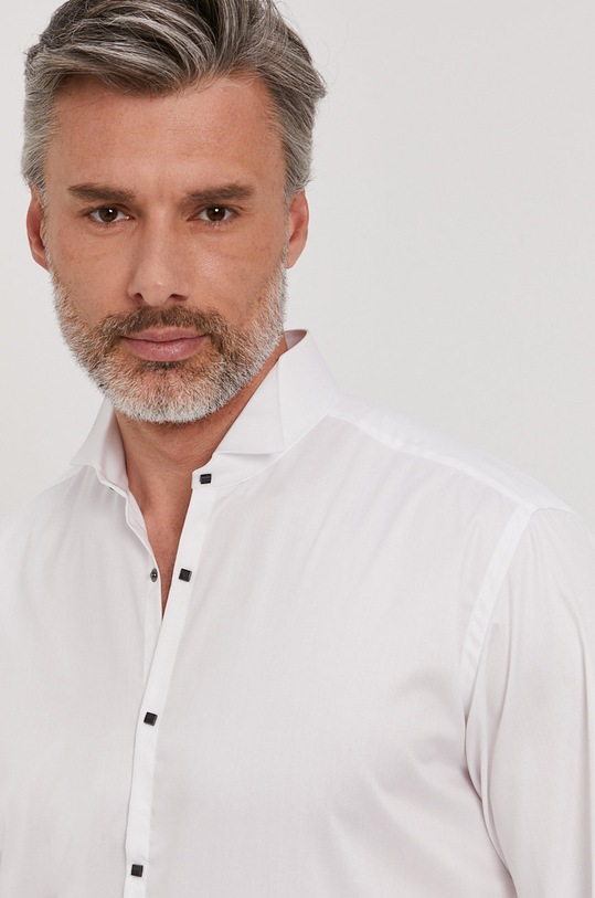 Karl Lagerfeld Koszula bawełniana 500699.605006 bawełna biały 500699.605006