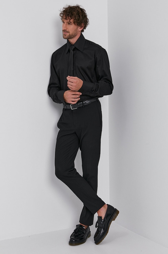 Odzież Karl Lagerfeld Koszula bawełniana 500699.605008 500699.605008 czarny