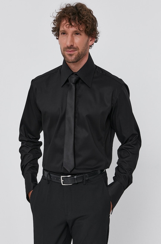 Karl Lagerfeld Koszula bawełniana 500699.605008 500699.605008 czarny