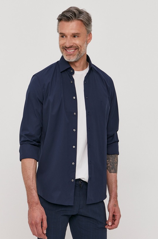 Calvin Klein Koszula bawełniana K10K103024.NOS granatowy