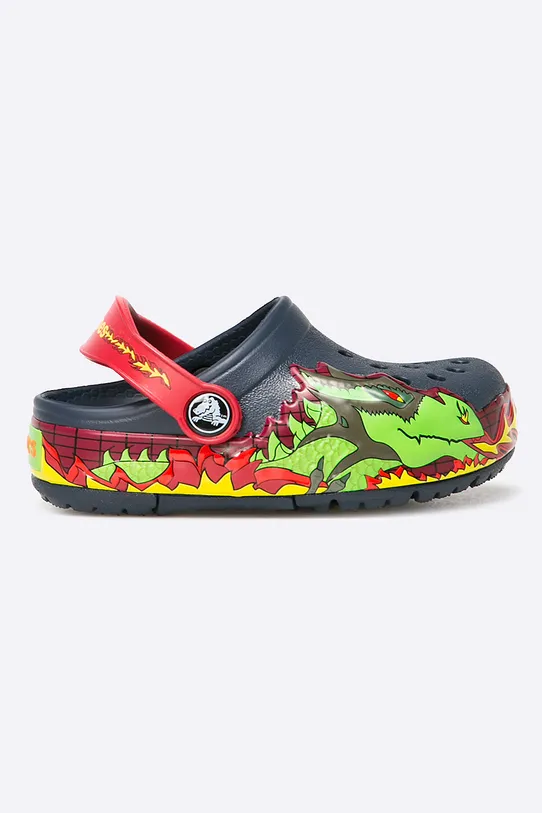 Crocs - Klapki dziecięce Crocs Lights granatowy 202661