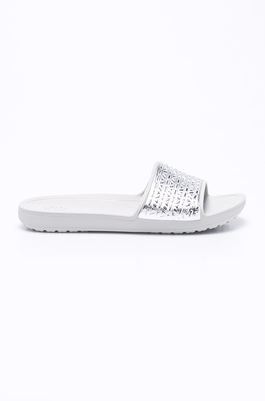 Crocs - Papuci sintetic gri 205130.PearlWhSil
