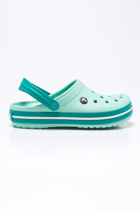 Crocs sliders CROCBAND 11016 women's turquoise color at PRM US