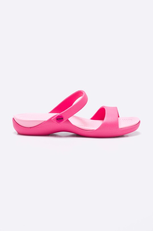 Crocs klapki CLEO 204268 syntetyczny różowy 204268.ParadisePink